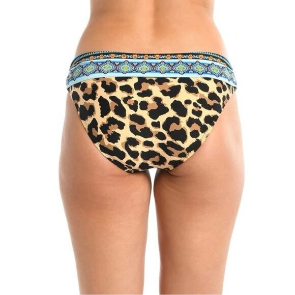 LA BLANCA Running Wild Banded Hipster Bottom Size 12 - Picture 2 of 8